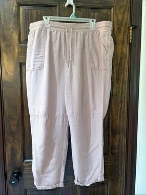 Maurices Light Pink Drawstring Jogger Pants